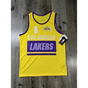 NBA Mens Lebron James Jersey Size XL Los Angeles Lakers #6
